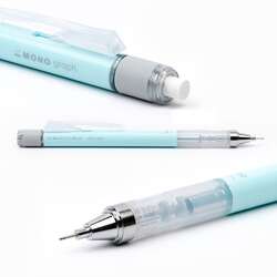 Tombow - Tombow Mono Graph Versatil Kalem Pastel Renkler 0.5mm Pastel Ice Blue