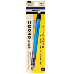 Tombow - Tombow Mono Graph Versatil Kalem 0.5mm Neon Mavi