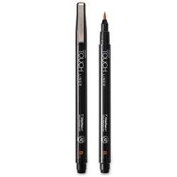 Touch - Touch Liner Brush Brown Fırça Uçlu Kalem B