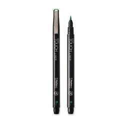 Touch - Touch Liner Brush Green Deep Fırça Uçlu Kalem B