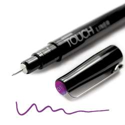 Touch - Touch Liner Renkli Çizim Kalemi 0,1mm Purple