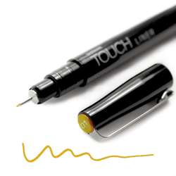 Touch - Touch Liner Renkli Çizim Kalemi 0,1mm Yellow