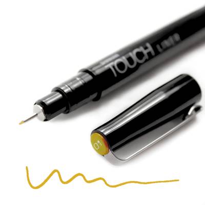 Touch Liner Renkli Çizim Kalemi 0,1mm Yellow