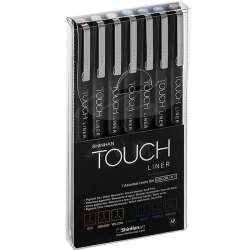 Touch - Touch Liner Teknik Çizim Kalemi 7li Set Renkli SH4105007