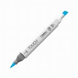 Touch - Touch Twin Brush Marker B262 Cerulean Blue Light