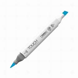 Touch - Touch Twin Brush Marker B63 Cerulean Blue