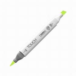 Touch - Touch Twin Brush Marker F124 Fluorescent Green