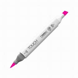 Touch - Touch Twin Brush Marker F125 Fluorescent Rose