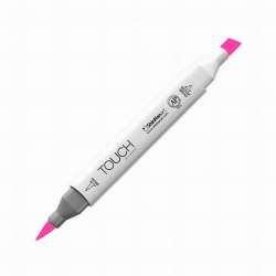 Touch - Touch Twin Brush Marker F126 Fluorescent Pink