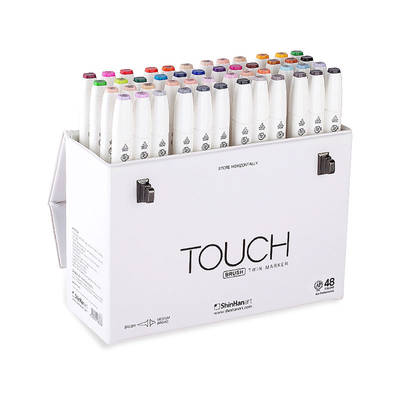 Touch Twin Brush Marker 48li