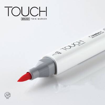 Touch Twin Brush Marker Kalem 6lı Set Ten Renkleri (B)