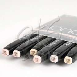 Touch - Touch Twin Marker Kalem 6lı Set Skin Tones A (1)