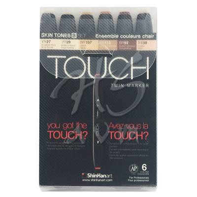 Touch Twin Marker Kalem 6lı Set Skin Tones B