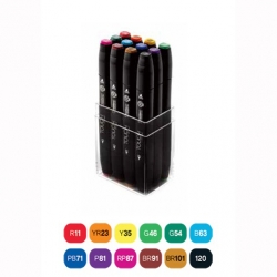 Touch - Touch Twin Marker Kalem 12li Set Ana Renkler