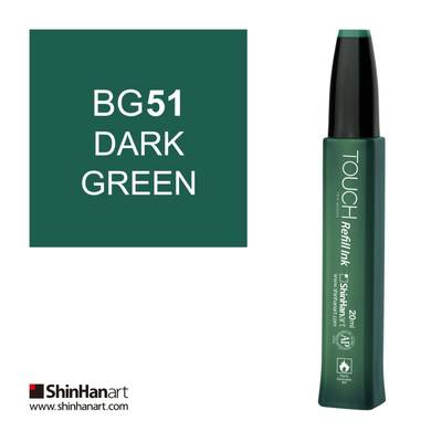 Touch Twin Marker Refill İnk 20ml BG51 Dark Green