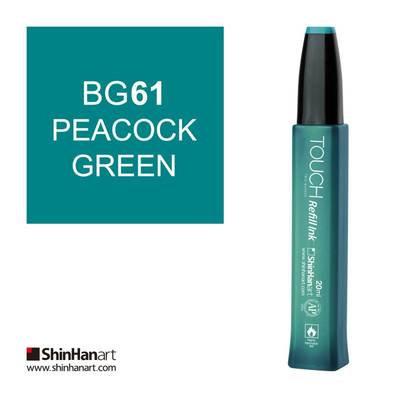 Touch Twin Marker Refill İnk 20ml BG61 Peacock Green