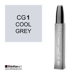 Touch - Touch Twin Marker Refill İnk 20ml CG1 Cool Grey