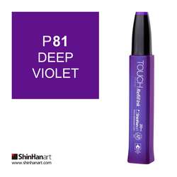 Touch - Touch Twin Marker Refill İnk 20ml P81 Deep Violet