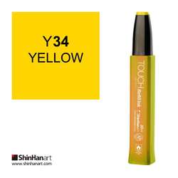 Touch - Touch Twin Marker Refill İnk 20ml Y34 Yellow
