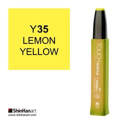 Touch - Touch Twin Marker Refill İnk 20ml Y35 Lemon Yellow