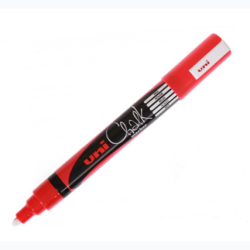 Uni - Uni Chalk Marker Wet Wipe Red 1.8-2.5mm