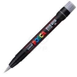 Posca - Uni Posca Fırça Uçlu Marker PCF-350 Gümüş