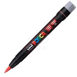 Posca - Uni Posca Fırça Uçlu Marker PCF-350 Kırmızı