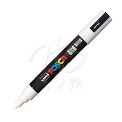 Posca - Uni Posca Marker PC-5M 1.8-2.5MM White