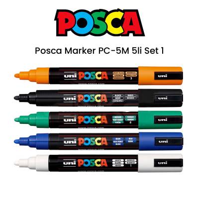 Uni Posca Marker PC-5M 5li Set 1