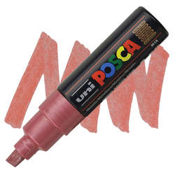 Posca - Uni Posca Marker PC-8K 8.0mm Metallic Red