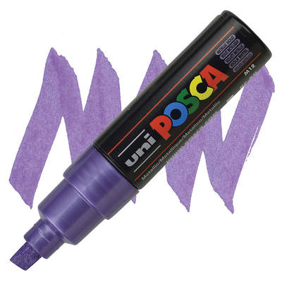 Uni Posca Marker PC-8K 8.0mm Metallic Violet