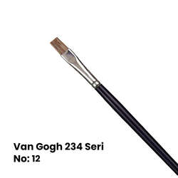 Van Gogh - Van Gogh 234 Seri Öküz Kulağı Kılı Düz Kesik Uçlu Fırça No 12