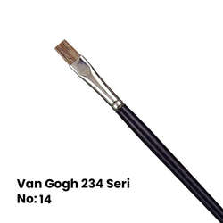 Van Gogh - Van Gogh 234 Seri Öküz Kulağı Kılı Düz Kesik Uçlu Fırça No 14