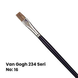 Van Gogh - Van Gogh 234 Seri Öküz Kulağı Kılı Düz Kesik Uçlu Fırça No 16