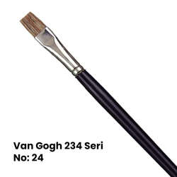 Van Gogh - Van Gogh 234 Seri Öküz Kulağı Kılı Düz Kesik Uçlu Fırça No 24