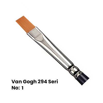 Van Gogh 294 Seri Sentetik Düz Kesik Uçlu Fırça No 1