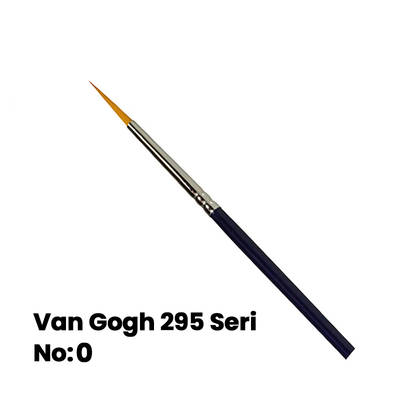 Van Gogh 295 Seri Sentetik Yuvarlak Uçlu Fırça No 0