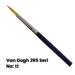 Van Gogh - Van Gogh 295 Seri Sentetik Yuvarlak Uçlu Fırça No 12