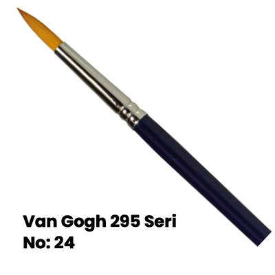 Van Gogh 295 Seri Sentetik Yuvarlak Uçlu Fırça No 24