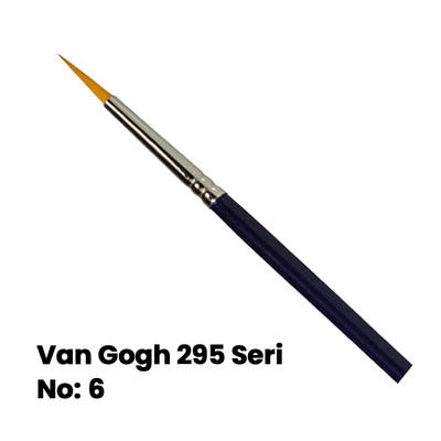 Van Gogh 295 Seri Sentetik Yuvarlak Uçlu Fırça No 6