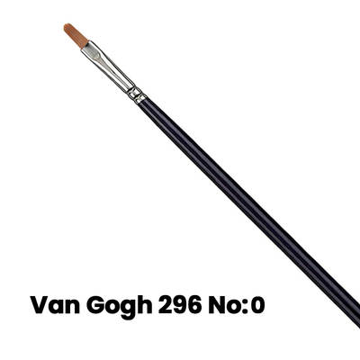 Van Gogh 296 Seri Sentetik Kedi Dili Fırça No 0