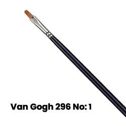 Van Gogh - Van Gogh 296 Seri Sentetik Kedi Dili Fırça No 1