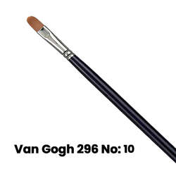 Van Gogh - Van Gogh 296 Seri Sentetik Kedi Dili Fırça No 10