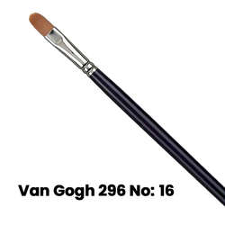 Van Gogh - Van Gogh 296 Seri Sentetik Kedi Dili Fırça No 16