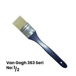 Van Gogh - Van Gogh 363 Seri Beyaz Kıl Vernik Fırçası No 1/2