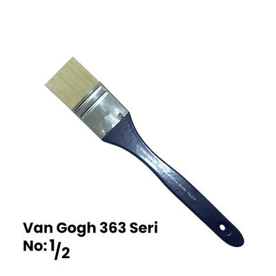 Van Gogh 363 Seri Beyaz Kıl Vernik Fırçası No 1/2