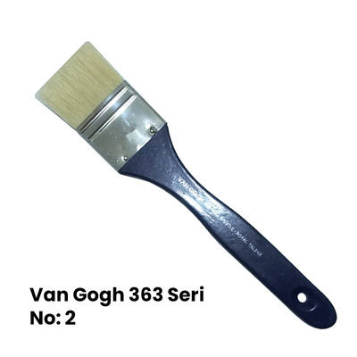 Van Gogh 363 Seri Beyaz Kıl Vernik Fırçası No 2