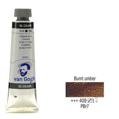 Van Gogh 40ml Yağlı Boya Seri:1 No:409 Burnt Umber