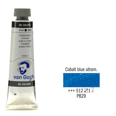 Van Gogh 40ml Yağlı Boya Seri:1 No:512 Cobalt Blue Ultramarine