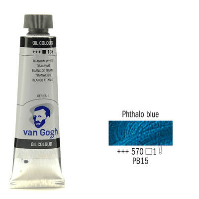 Van Gogh 40ml Yağlı Boya Seri:1 No:570 Phthalo Blue